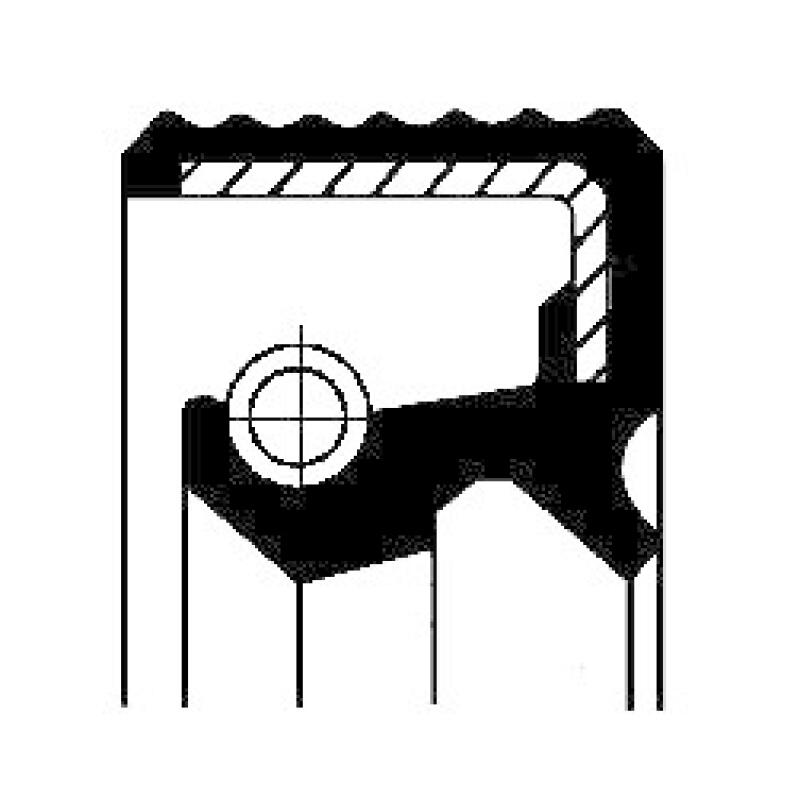 CORTECO Shaft Seal, automatic transmission