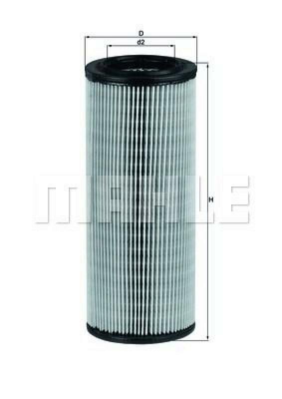 MAHLE ORIGINAL Luftfilter LX 801