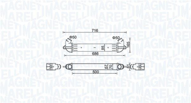 MAGNETI MARELLI Charge Air Cooler