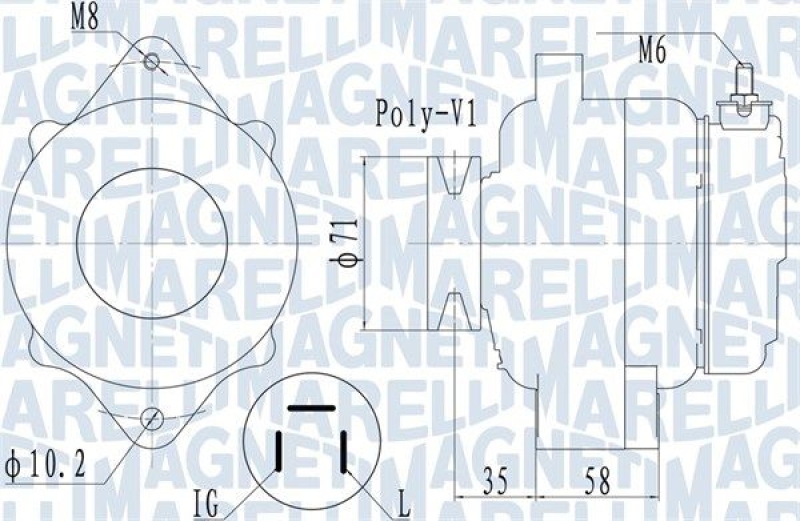 MAGNETI MARELLI Alternator