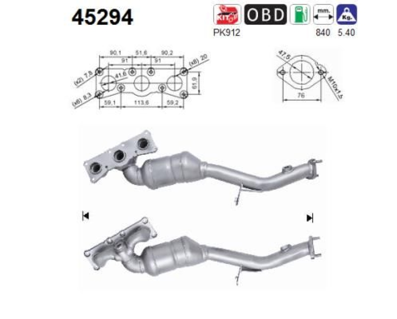 AS Katalysator 45294