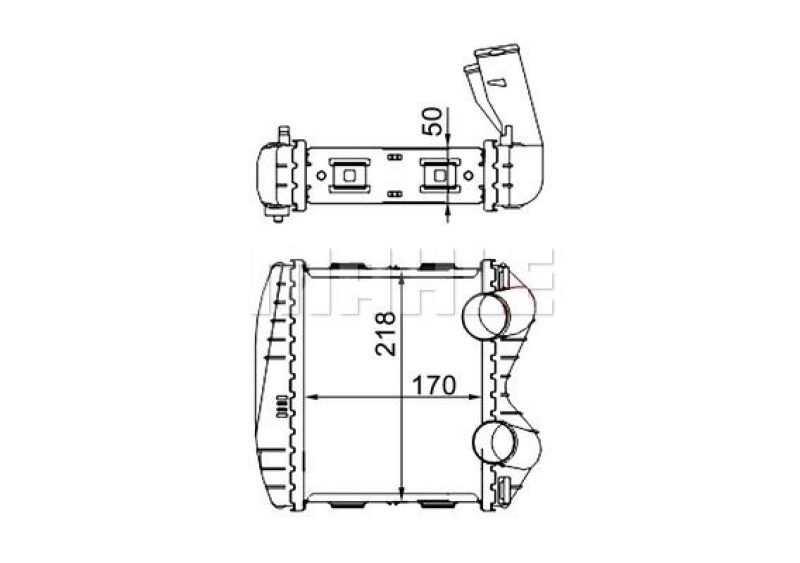 MAHLE Charge Air Cooler BEHR