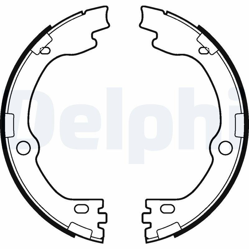 DELPHI Bremsbackensatz, Feststellbremse