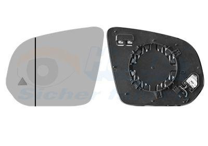 VAN WEZEL Spiegelglas, Außenspiegel * HAGUS *