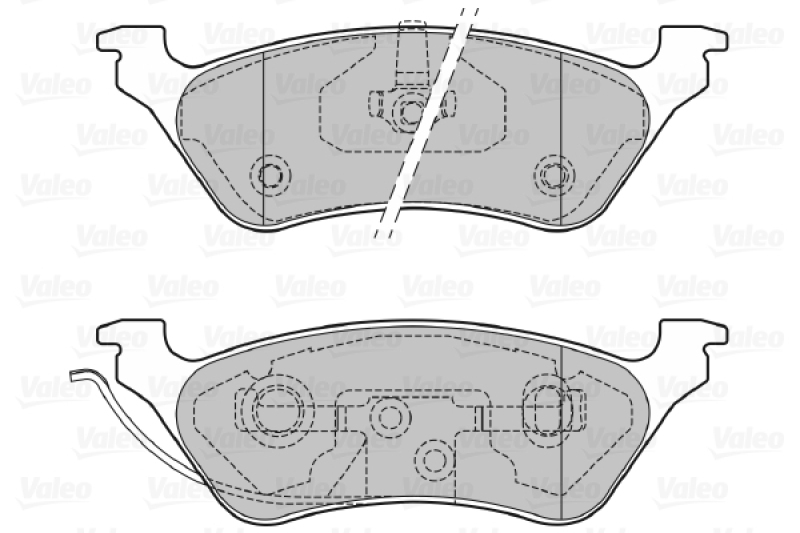 VALEO Brake Pad Set, disc brake