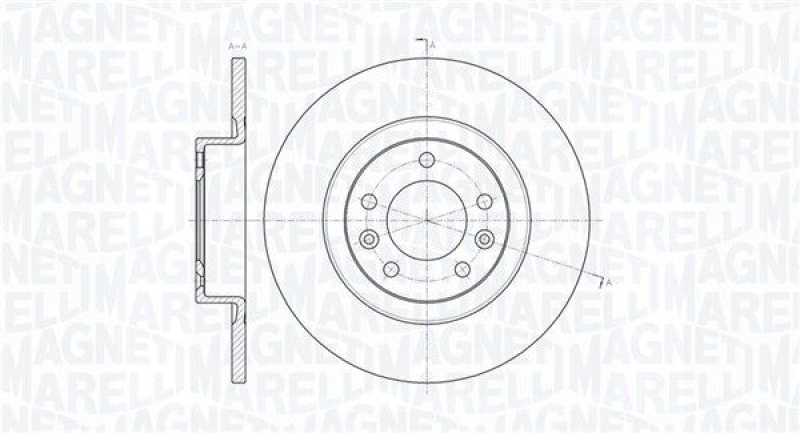 MAGNETI MARELLI Bremsscheibe