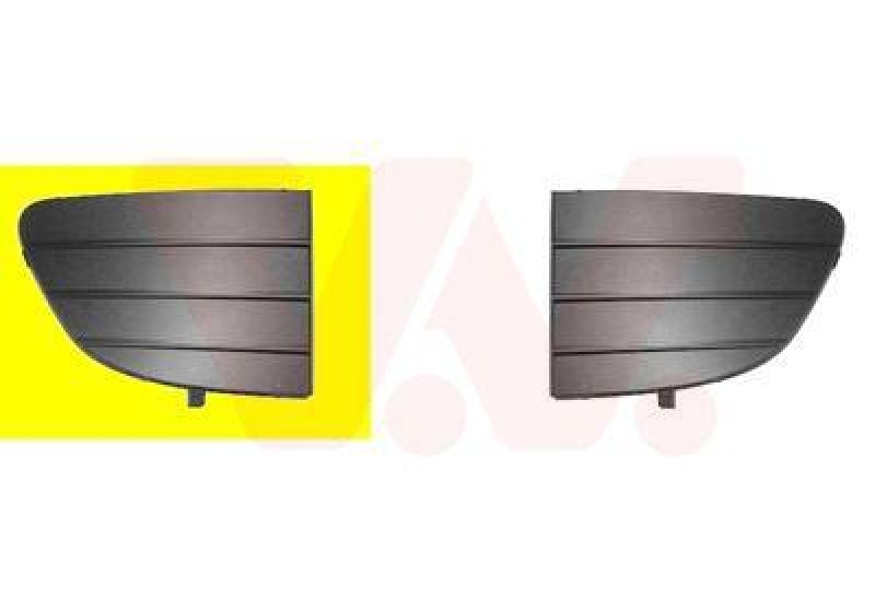 VAN WEZEL Ventilation Grille, bumper