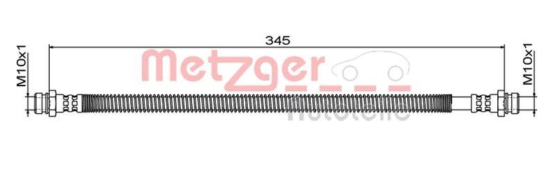 METZGER Bremsschlauch 4111881