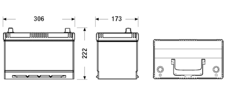 CENTRA Starterbatterie PLUS **