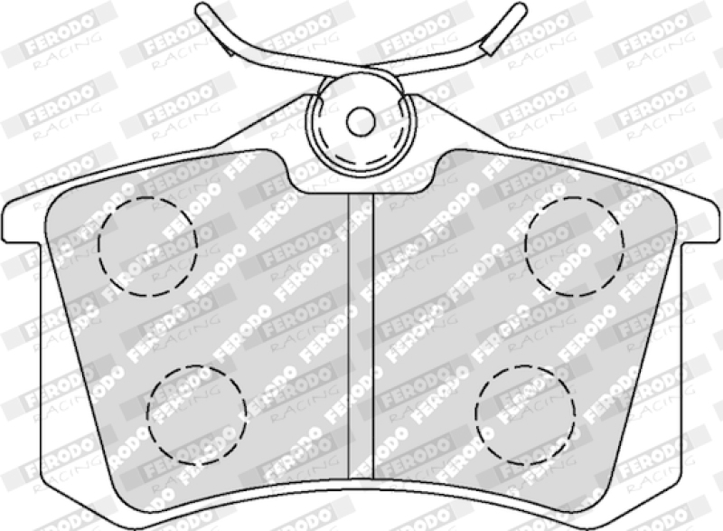 FERODO RACING Bremsbelagsatz, Scheibenbremse