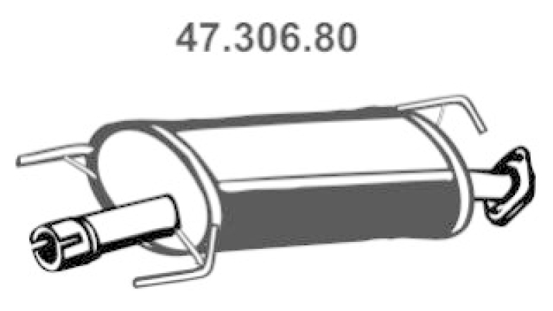 EBERSPÄCHER Mittelschalldämpfer