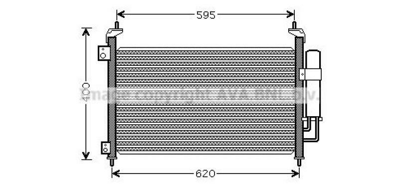 AVA QUALITY COOLING Kondensator, Klimaanlage