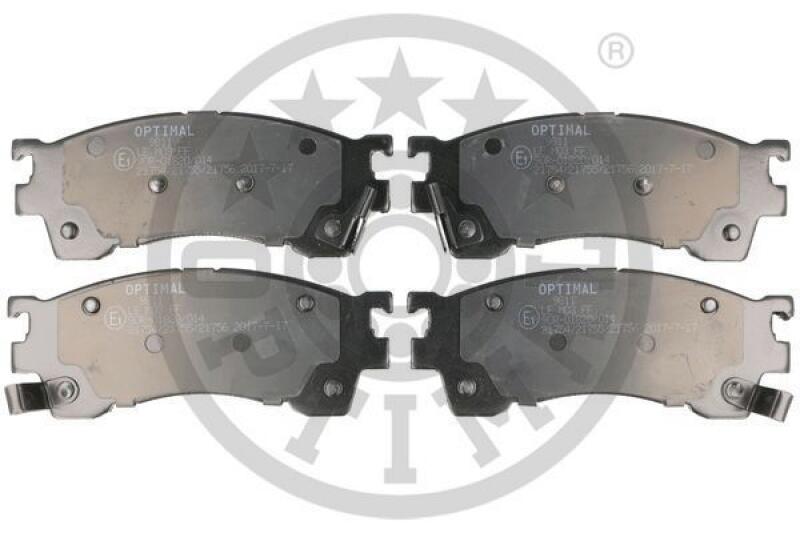 OPTIMAL Bremsbelagsatz, Scheibenbremse BP-09811