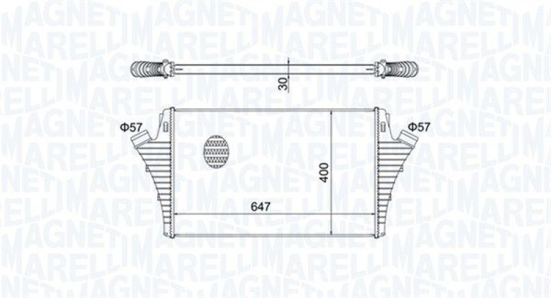 MAGNETI MARELLI Charge Air Cooler