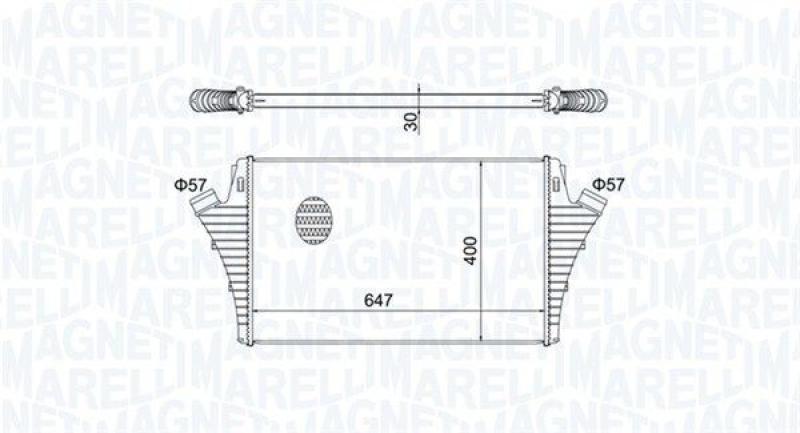 MAGNETI MARELLI Ladeluftkühler