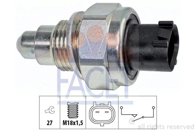 FACET Switch, reverse light Made in Italy - OE Equivalent