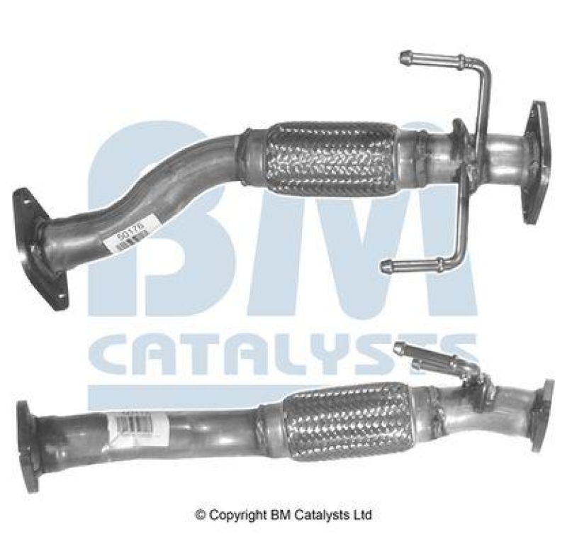 BM Catalysts Abgasrohr Auspuffanlage Vorne passend für Hyundai Getz 1.5 ...