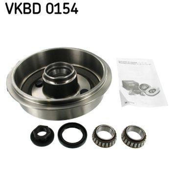 2x SKF Bremstrommel