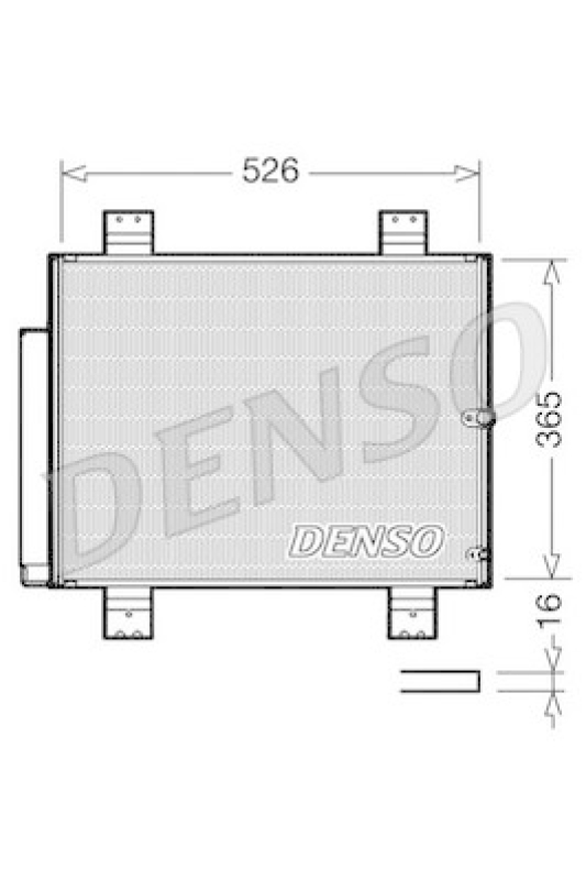 DENSO Kondensator, Klimaanlage