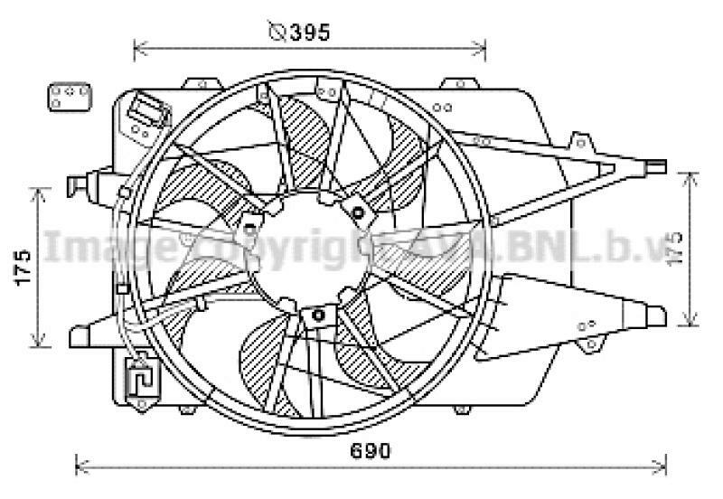 AVA QUALITY COOLING Lüfter, Motorkühlung