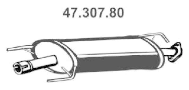 EBERSPÄCHER Mittelschalldämpfer