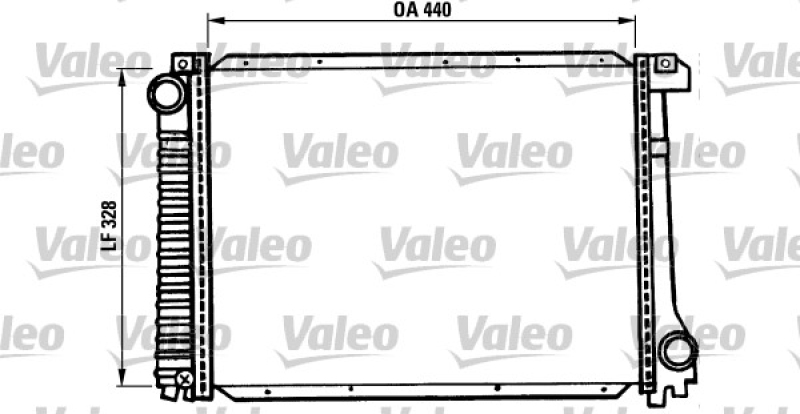 VALEO Radiator, engine cooling