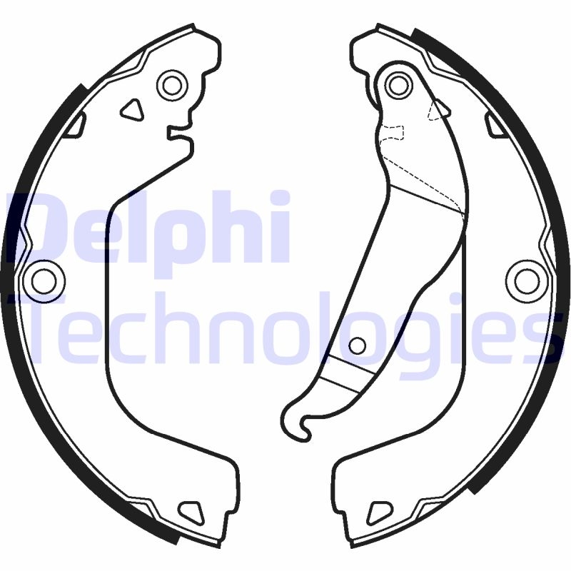 DELPHI Bremsbackensatz LS2123