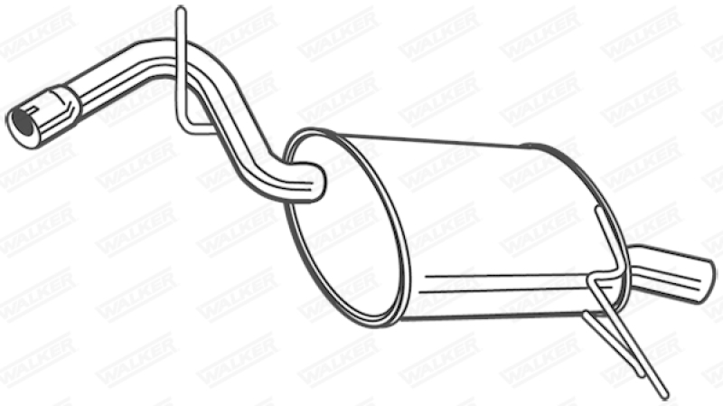 WALKER End Silencer