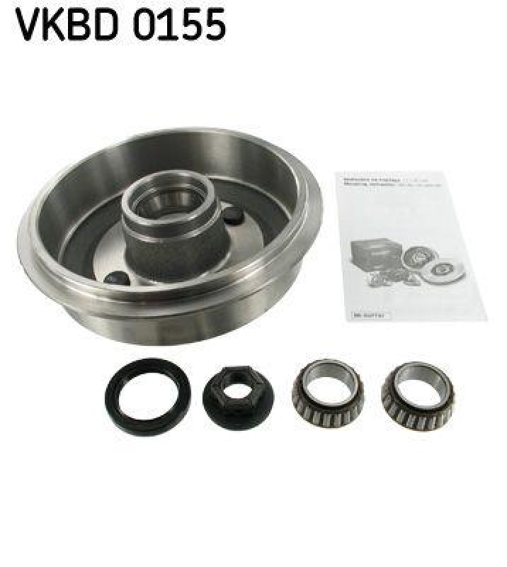 2x SKF Bremstrommel