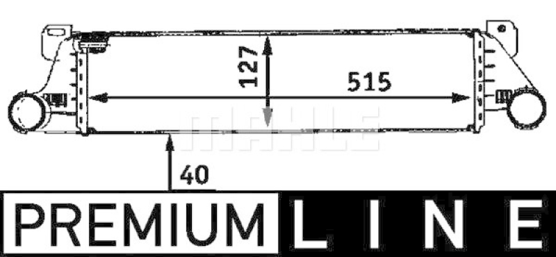 MAHLE Charge Air Cooler BEHR *** PREMIUM LINE ***