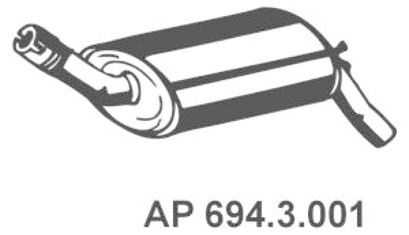EBERSPÄCHER Rear Muffler