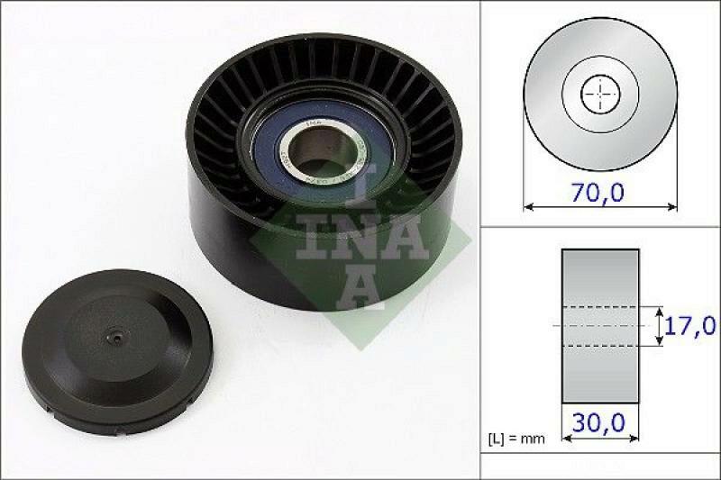 INA Tensioner Pulley, v-ribbed belt