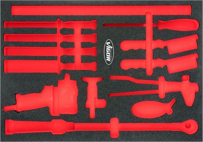VIGOR Schaumstoffeinlage, Sortimentskasten
