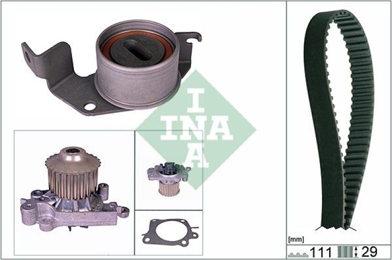 Schaeffler INA Wasserpumpe + Zahnriemensatz
