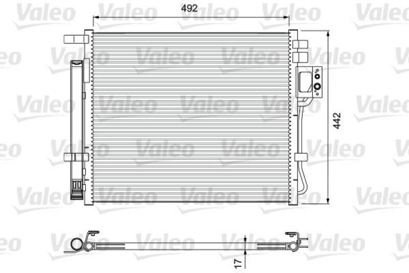 VALEO Kondensator, Klimaanlage