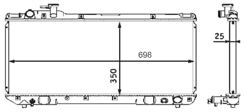 MAHLE K&uuml;hler, Motork&uuml;hlung BEHR CR 542 000S
