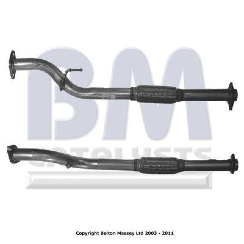 BM Catalysts Abgasrohr Vorne passend für Nissan Almera 2 Hatchback 2.2 D...