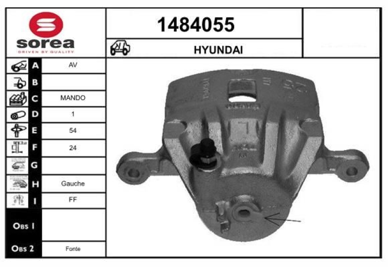 SNRA Brake Caliper
