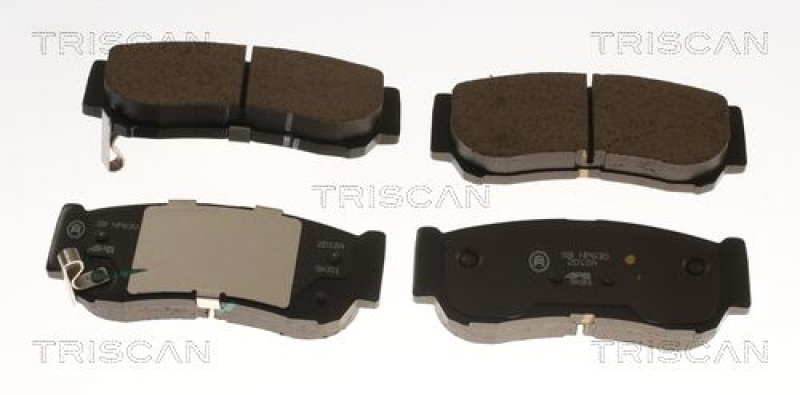 TRISCAN Bremsbelagsatz, Scheibenbremse
