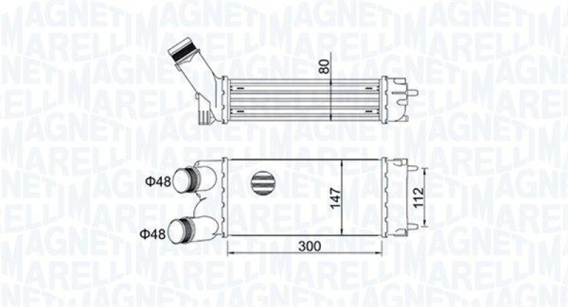 MAGNETI MARELLI Ladeluftkühler