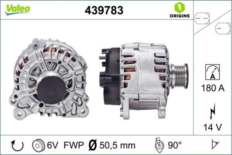 VALEO Alternator VALEO ORIGINS NEW