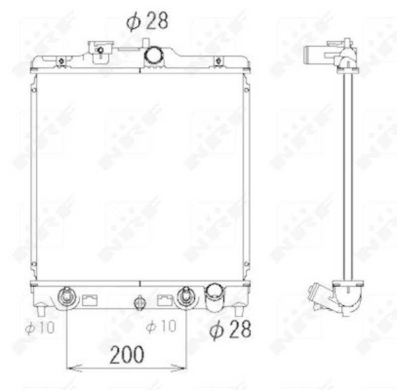NRF Radiator, engine cooling