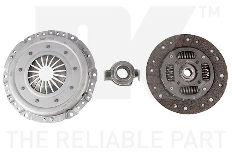 Kupplung Kupplungssatz passend f&uuml;r Fiate Punto 1.2 Doblo 1.3 Opel Combo Cdti