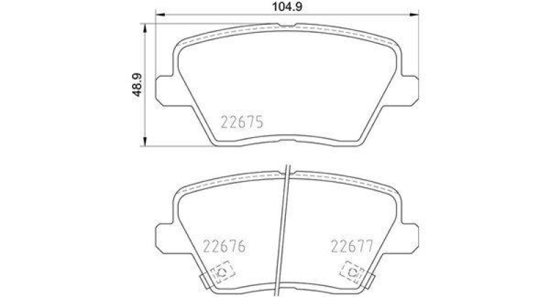 MAGNETI MARELLI Bremsbelagsatz, Scheibenbremse 363700430109