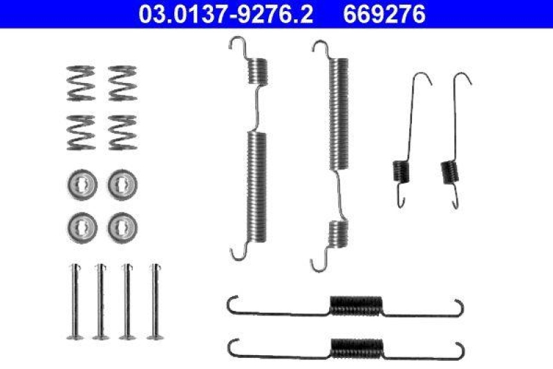 ATE Accessory Kit, brake shoes