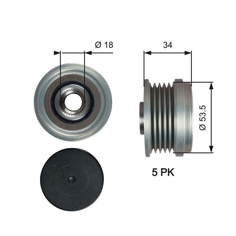 GATES Generatorfreilauf DriveAlign®