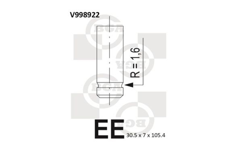 BGA Einlassventil