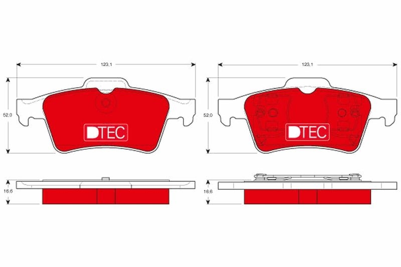 TRW Bremsbelagsatz, Scheibenbremse DTEC COTEC