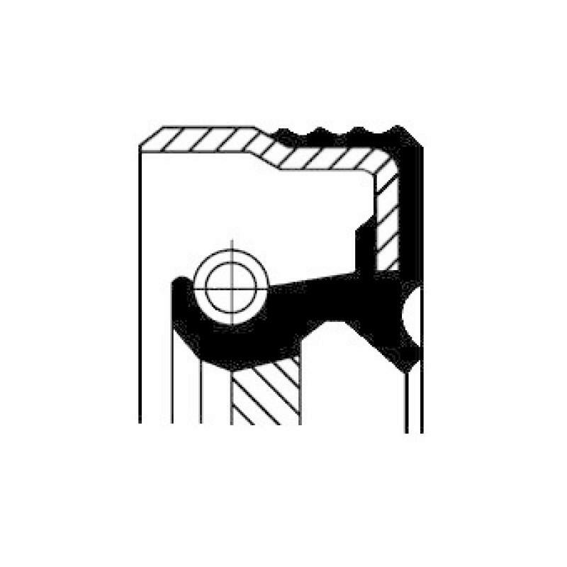 CORTECO Wellendichtring, Differential