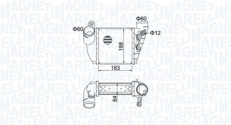 MAGNETI MARELLI Ladeluftkühler